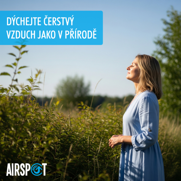 Dýchejte čerstvý vzduch jako v přírodě s decentrální rekuperací Airspot